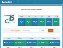 Tablet Screenshot of lumixhost.com